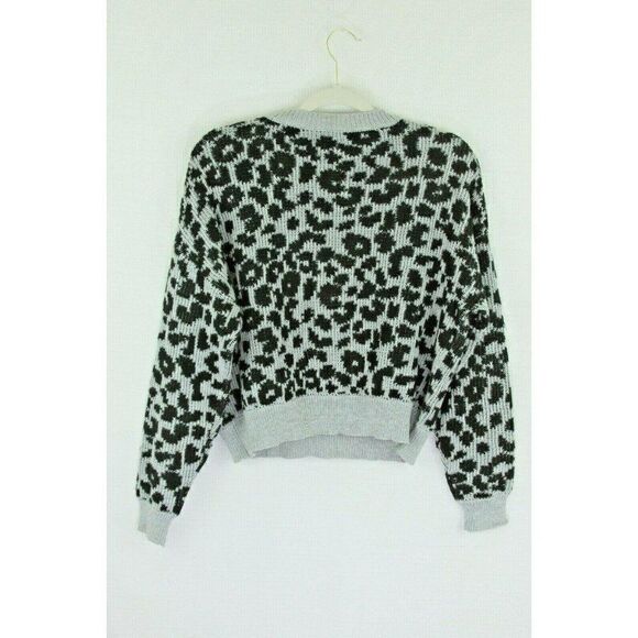 John & Jenn Cropped Sweater Leopard - Picture 4 of 5